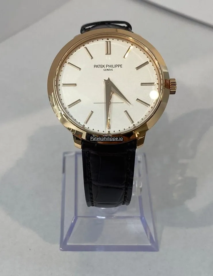 Patek Philippe Calatrava 5123r-001 38MM Rose Gold Case Manual Winding