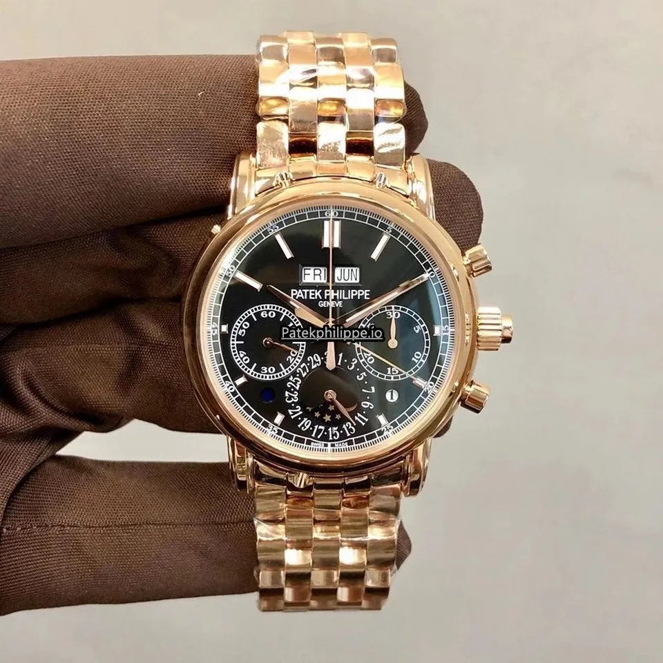 Patek Philippe Perpetual Calendar 5204/1r-001 40.2MM Rose Gold Case Manual Winding
