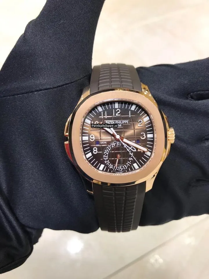 Patek Philippe Aquanaut 5164r-001 40.8MM Rose Gold Case Automatic