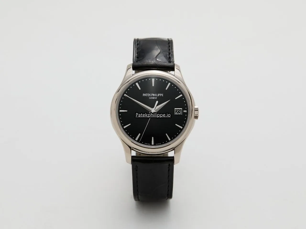 Alternative view of Patek Philippe Calatrava 5227g-010 39MM White Gold Case Automatic