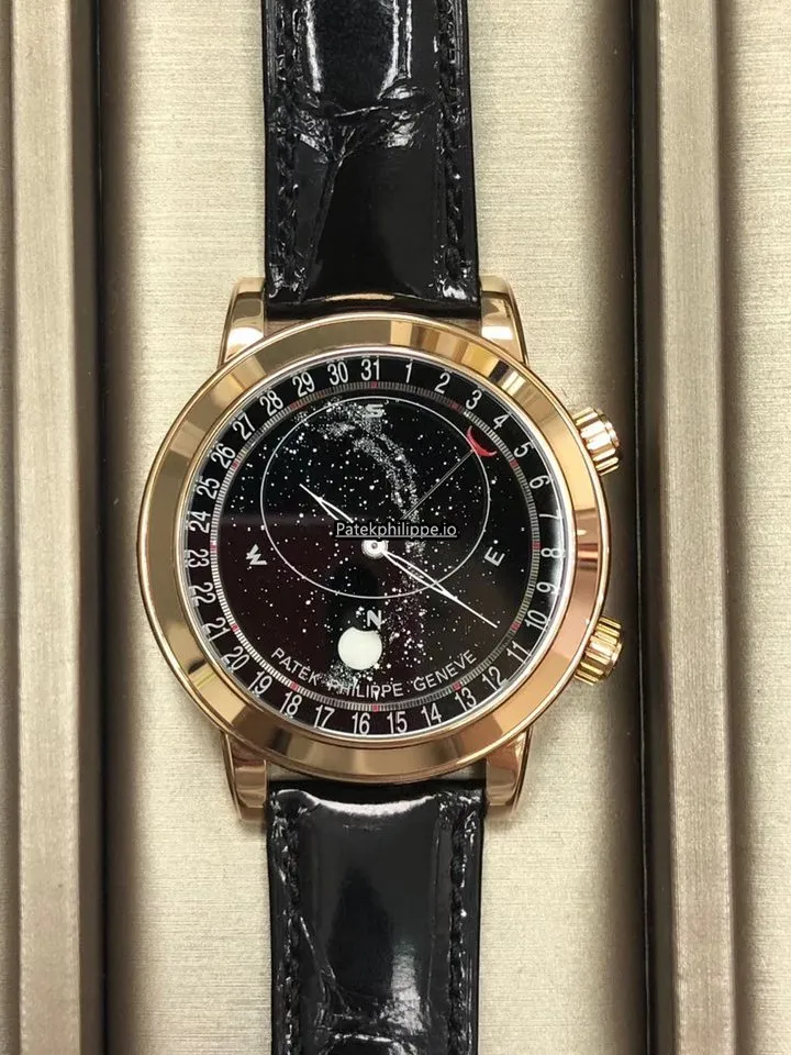 Alternative view of Patek Philippe Celestial 6102r-001 44MM Rose Gold Case Automatic
