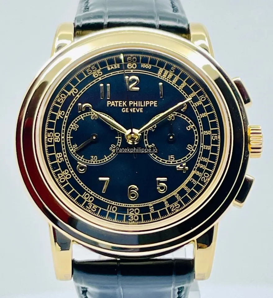 Patek Philippe Chronograph 5070 J 42MM Yellow Gold Case Manual Winding