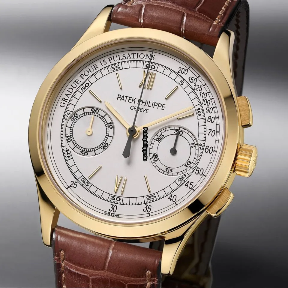 Patek Philippe Chronograph 5170j-001 39MM Yellow Gold Case Manual Winding
