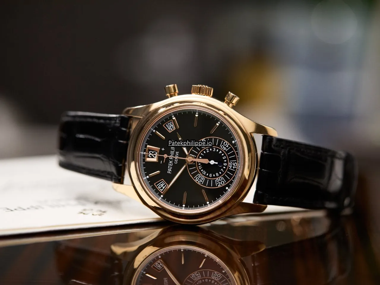 Patek Philippe Annual Calendar 5960r-012 Rose Gold Case Automatic