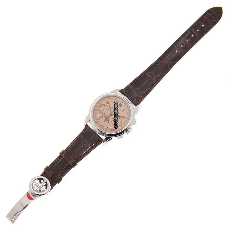 Alternative view of Patek Philippe Perpetual Calendar 5270p-001 41MM Platinum Case Manual Winding