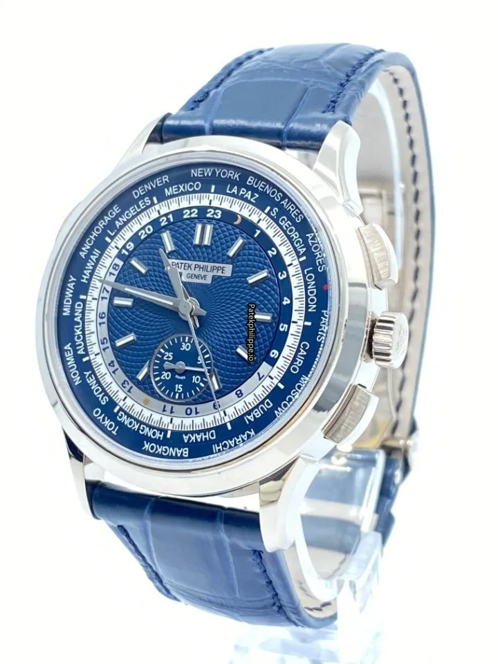 Alternative view of Patek Philippe Complications Chronograph 5930g-001 39.5MM White Gold Case Automatic Movement