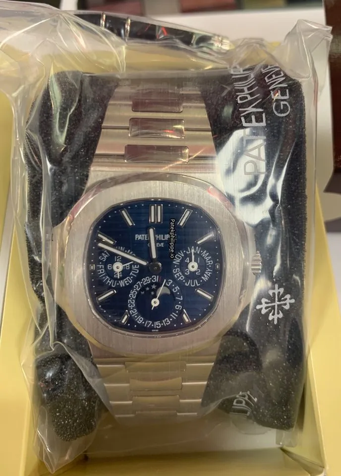 Alternative view of Patek Philippe Nautilus 5740/1g-001 40MM White Gold Case Automatic