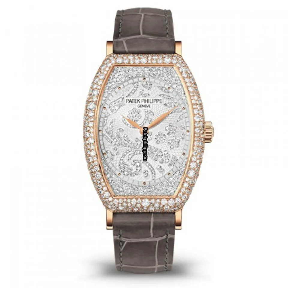 Patek Philippe 7099r001 29.6x38.9MM Rose Gold Case Manual Winding