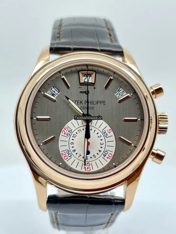 Alternative view of Patek Philippe Annual Calendar 5960r-001 40.5MM Rose Gold Case Automatic