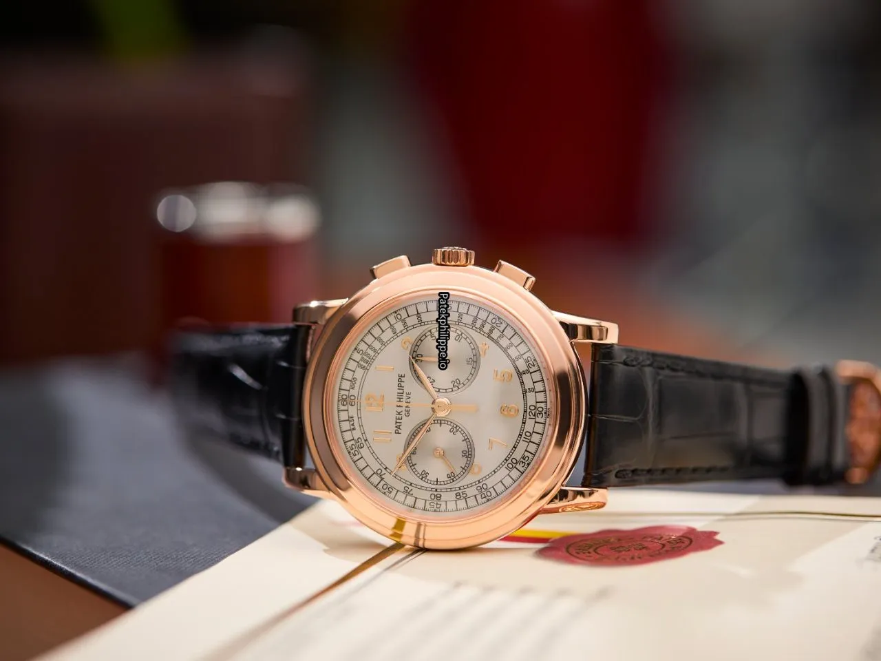 Patek Philippe Chronograph 5070r-001 42MM Rose Gold Case Manual Winding
