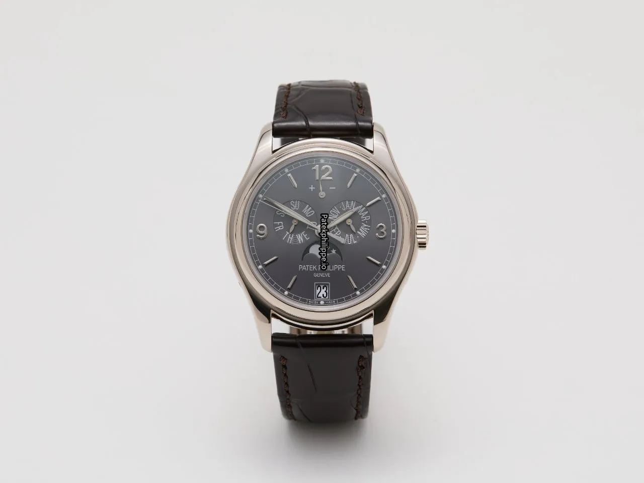 Alternative view of Patek Philippe Annual Calendar 5146g-010 39MM White Gold Case Automatic