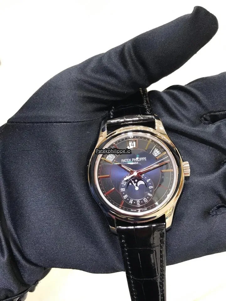 Alternative view of Patek Philippe Annual Calendar 5205g-013 40MM White Gold Case Automatic
