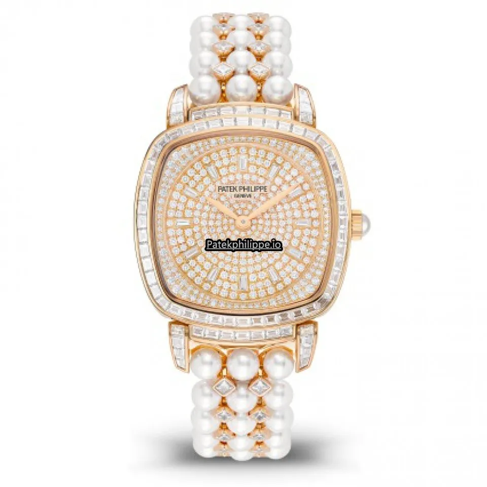 Patek Philippe 7042100r010 31x34.8MM Rose Gold Case Manual Winding