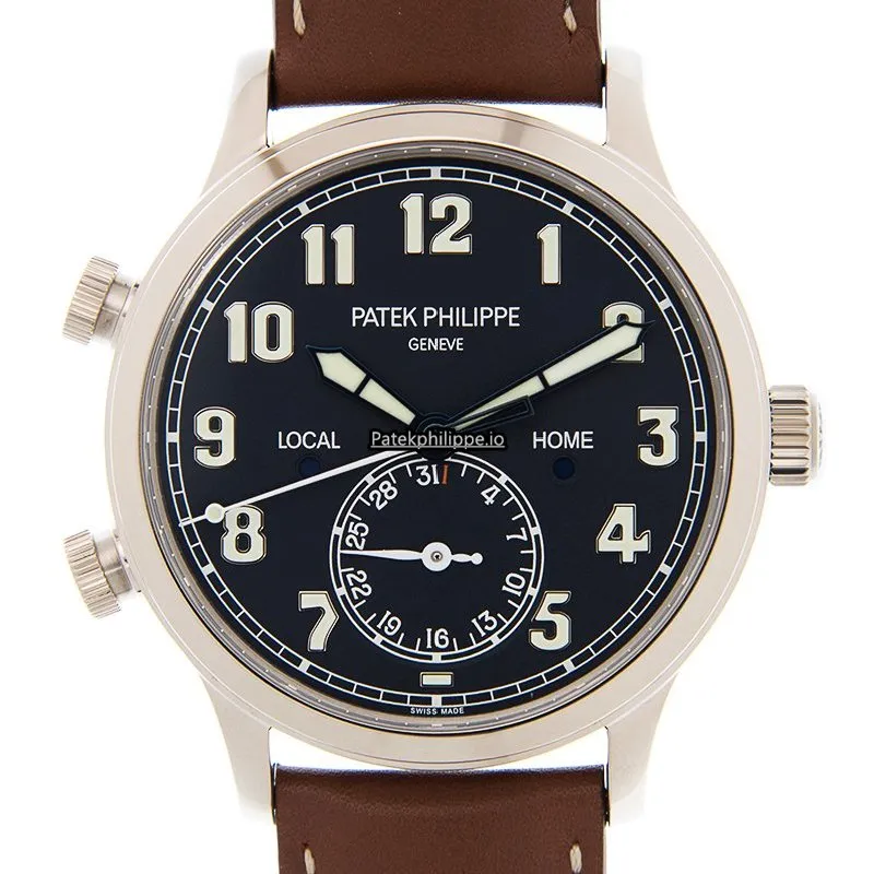Alternative view of Patek Philippe Travel Time 5524g-001 42MM White Gold Case Automatic