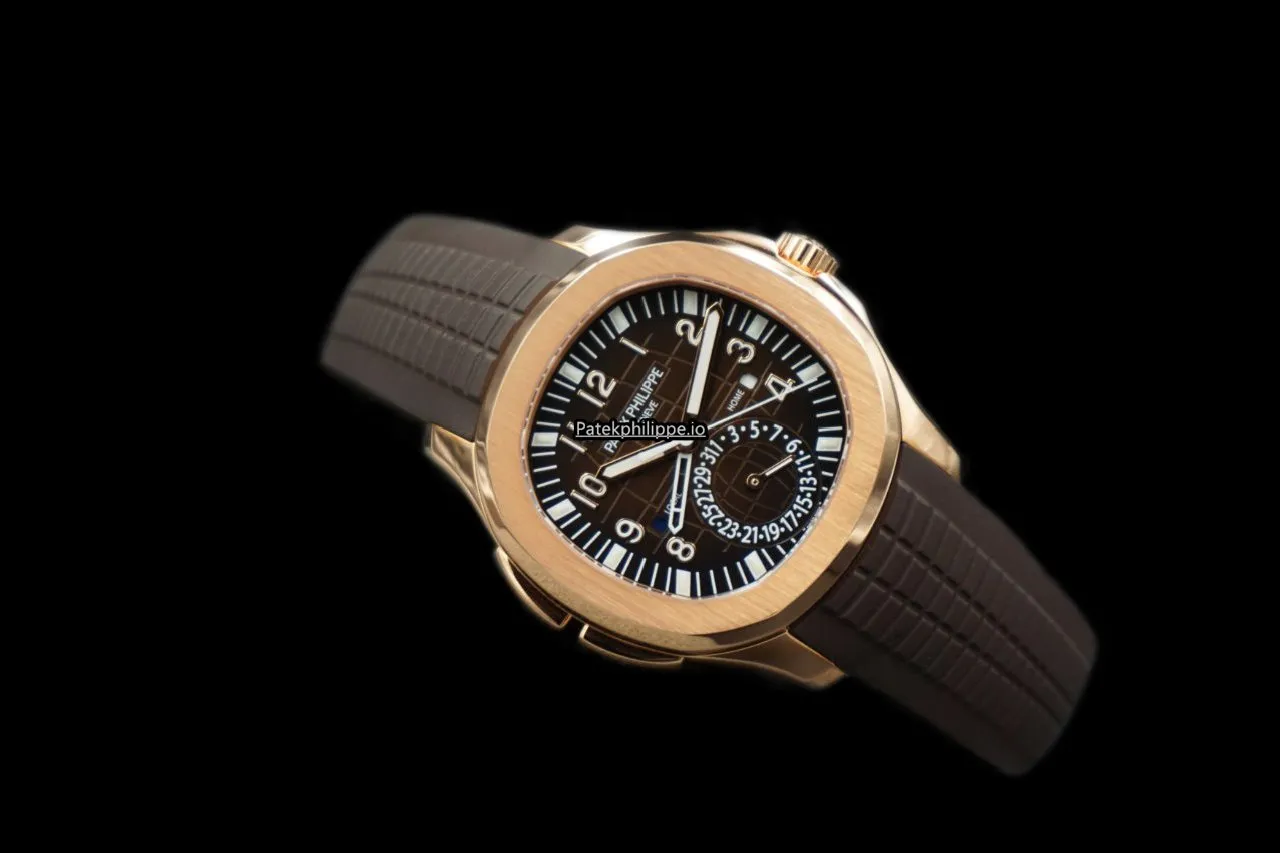 Alternative view of Patek Philippe Aquanaut 5164r-001 40.8MM Rose Gold Case Automatic