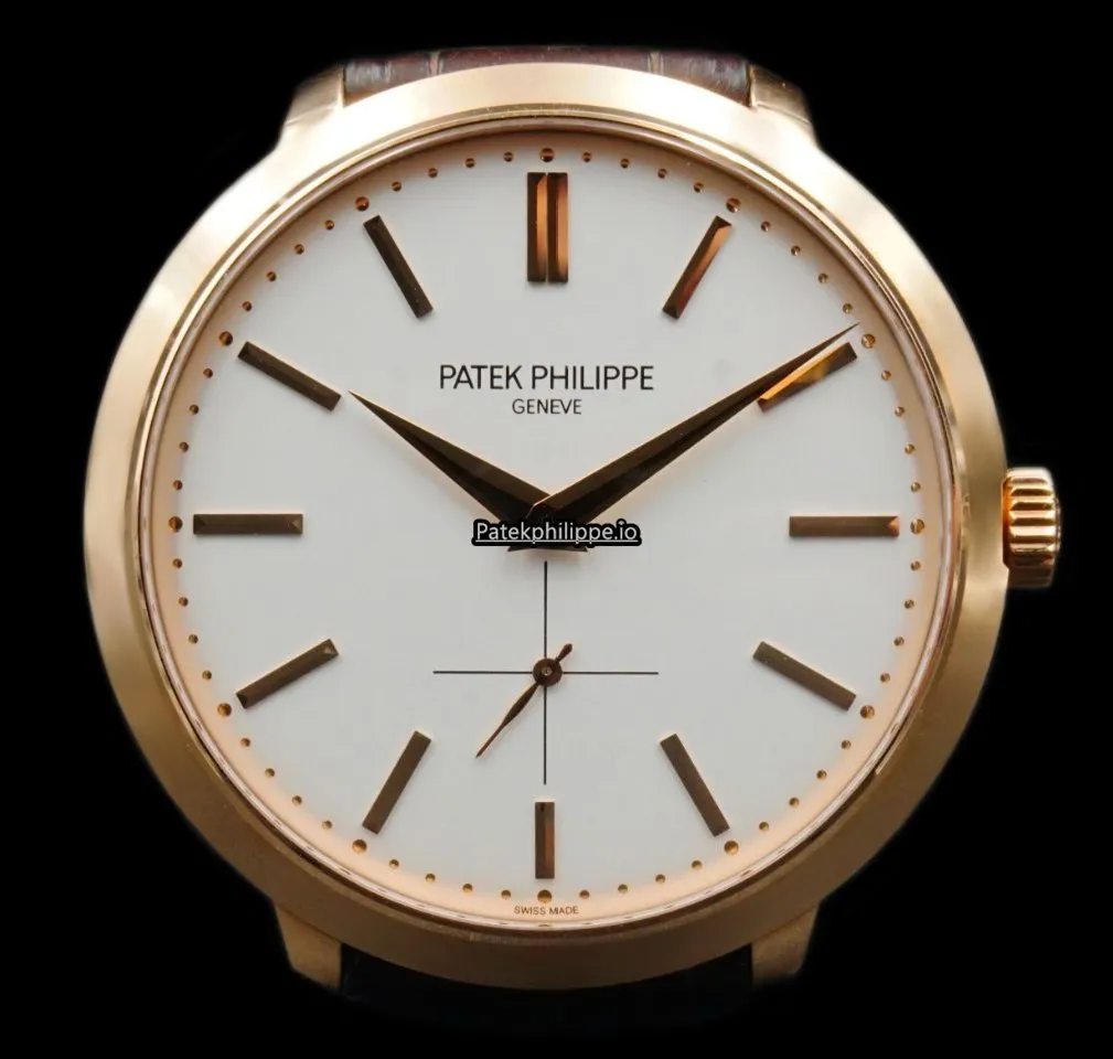Patek Philippe Calatrava 5123r-001 38.2MM Rose Gold Case Manual Winding