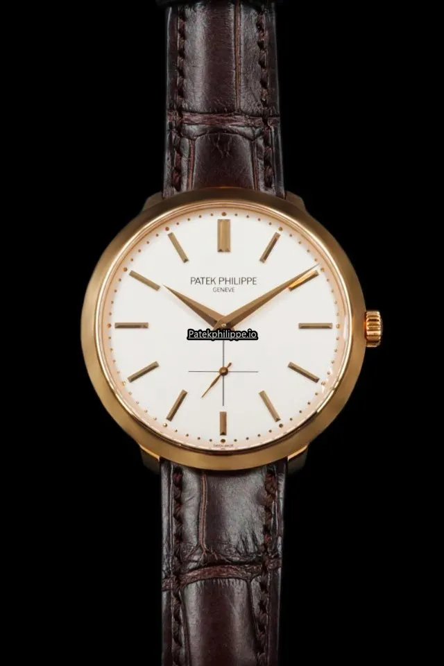 Alternative view of Patek Philippe Calatrava 5123r-001 38.2MM Rose Gold Case Manual Winding