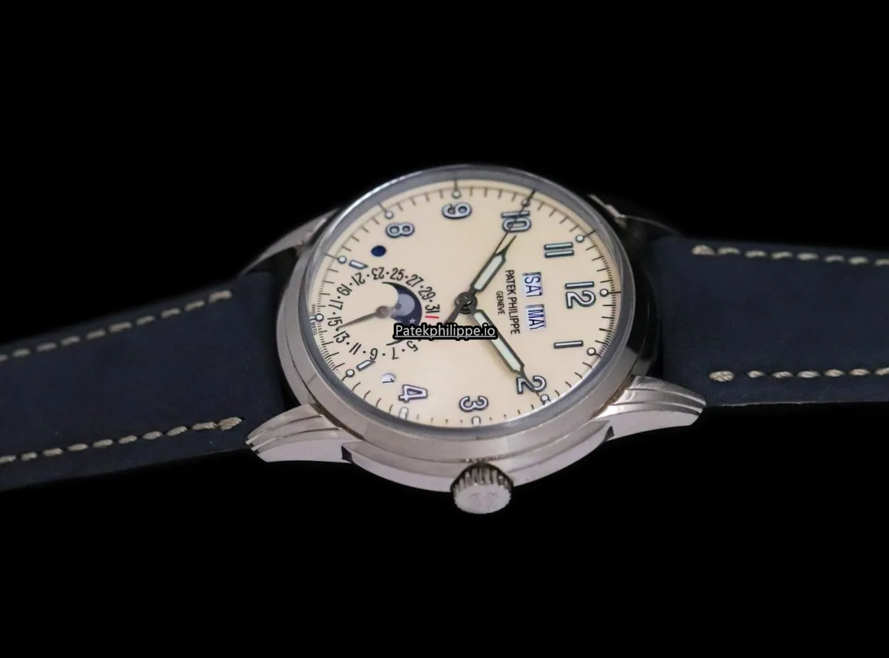 Alternative view of Patek Philippe Perpetual Calendar 5320g-001 40MM White Gold Case Automatic
