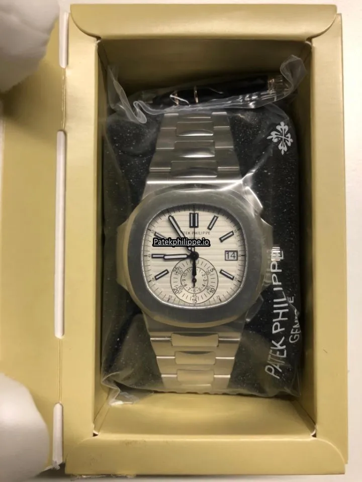 Alternative view of Patek Philippe Nautilus 5980/1a-019 40.5MM Steel Case Automatic
