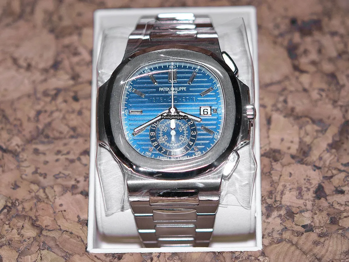 Alternative view of Patek Philippe Nautilus 5976/1g-001 44MM White Gold Case Automatic