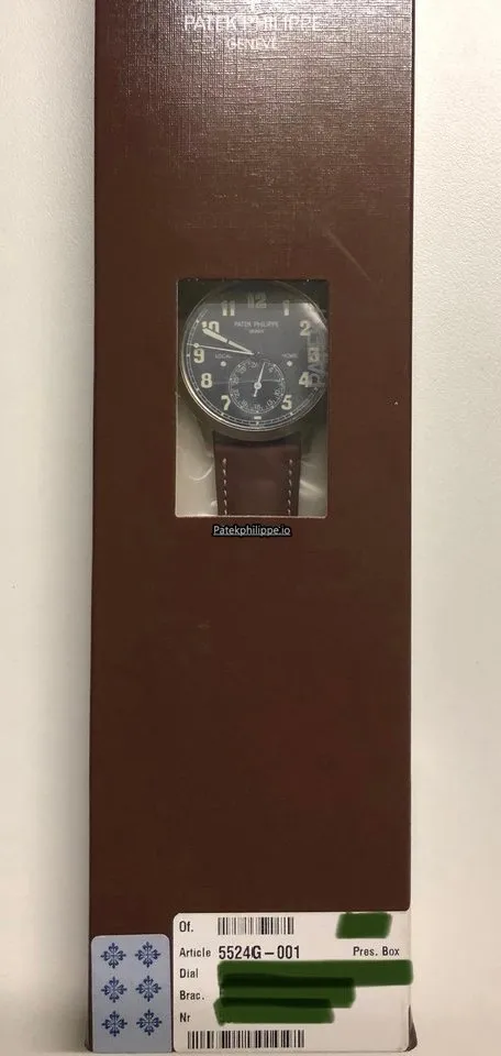 Alternative view of Patek Philippe Travel Time 5524g-001 42MM White Gold Case Automatic