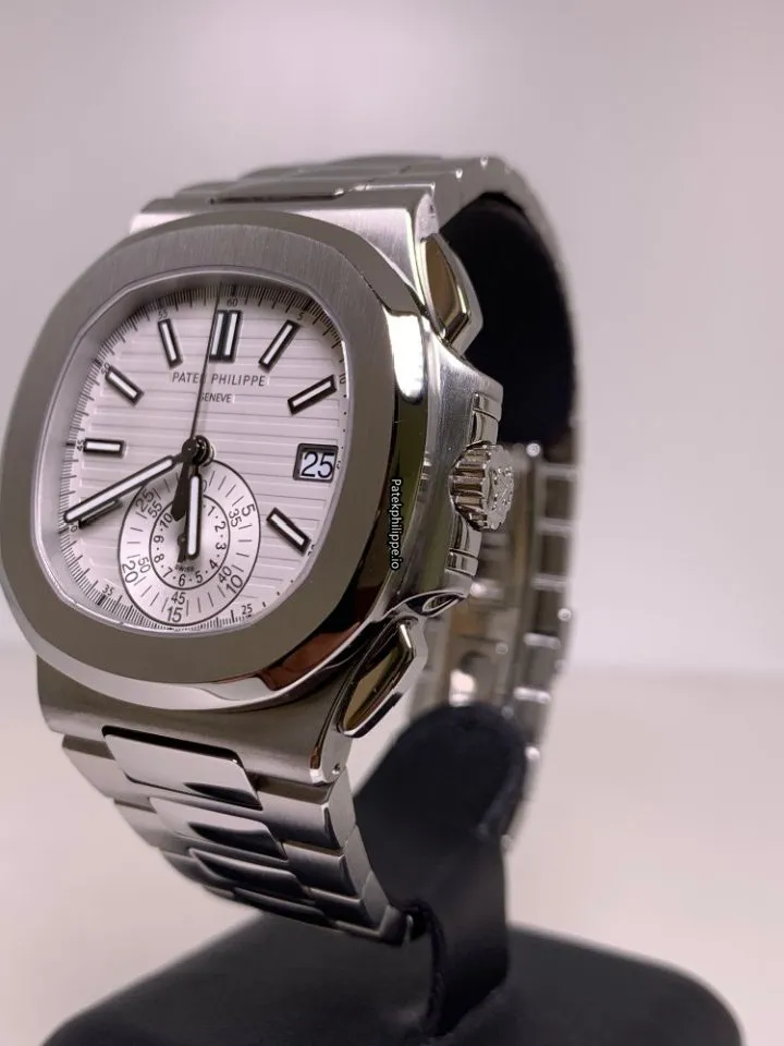 Alternative view of Patek Philippe Nautilus 5980/1a-019 40.5MM Steel Case Automatic