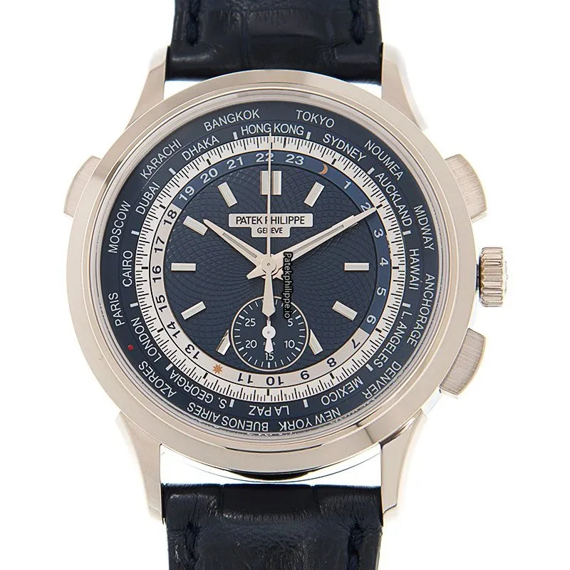 Alternative view of Patek Philippe Complications Chronograph 5930g-001 39.5MM White Gold Case Automatic Movement