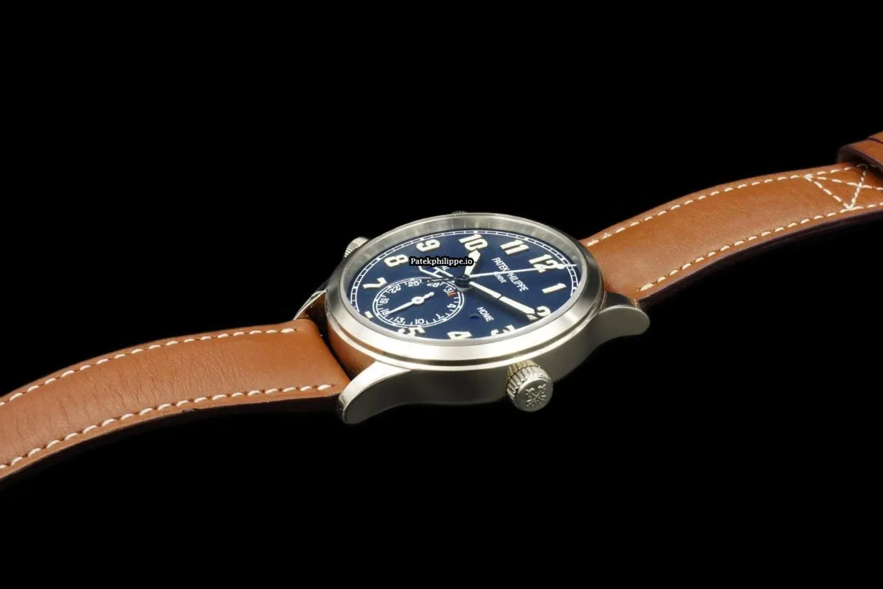 Alternative view of Patek Philippe Travel Time 5524g-001 42MM White Gold Case Automatic