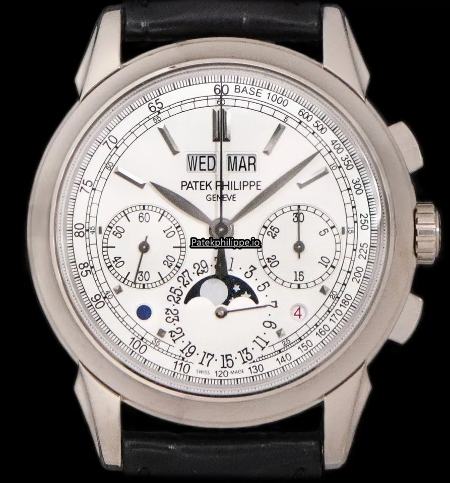 Patek Philippe Perpetual Calendar 5270g-018 41MM White Gold Case Manual Winding