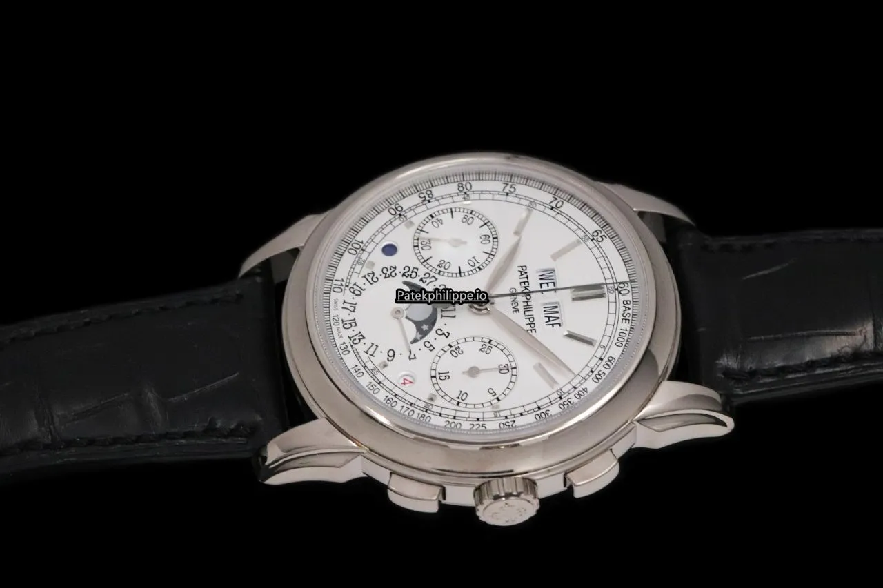 Alternative view of Patek Philippe Perpetual Calendar 5270g-018 41MM White Gold Case Manual Winding