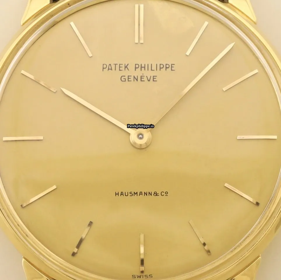 Alternative view of Patek Philippe Calatrava Jan-73 33MM Yellow Gold Case Manual Winding