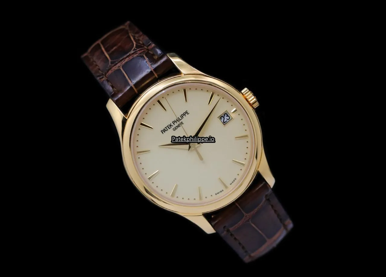 Alternative view of Patek Philippe Calatrava 5227j-001 39MM Yellow Gold Case Automatic