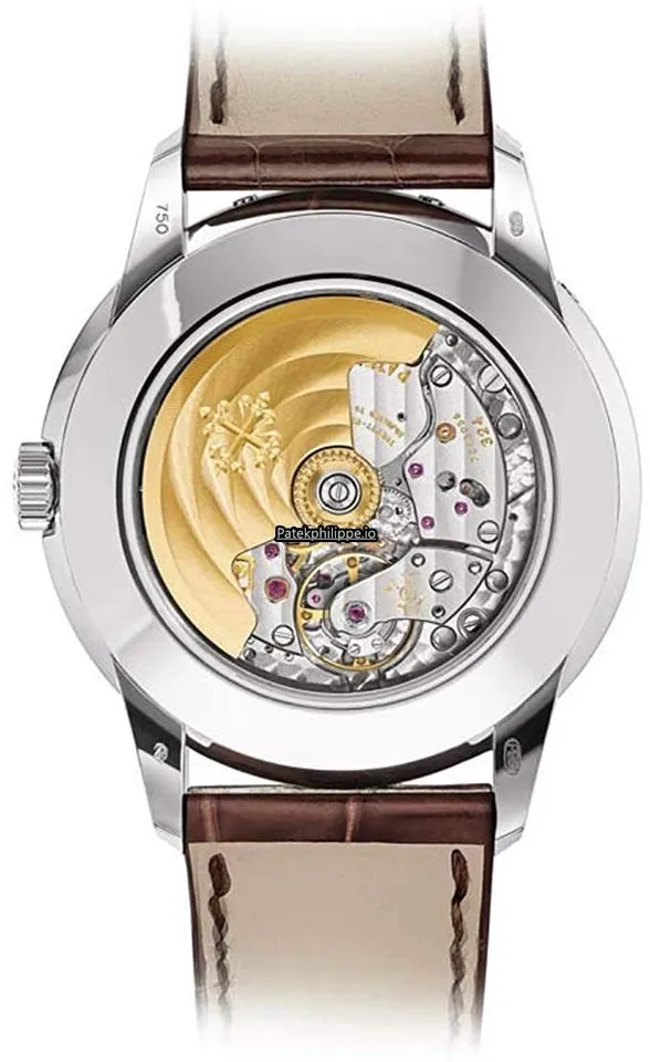 Alternative view of Patek Philippe Perpetual Calendar 5320g-001 White Gold Case Automatic