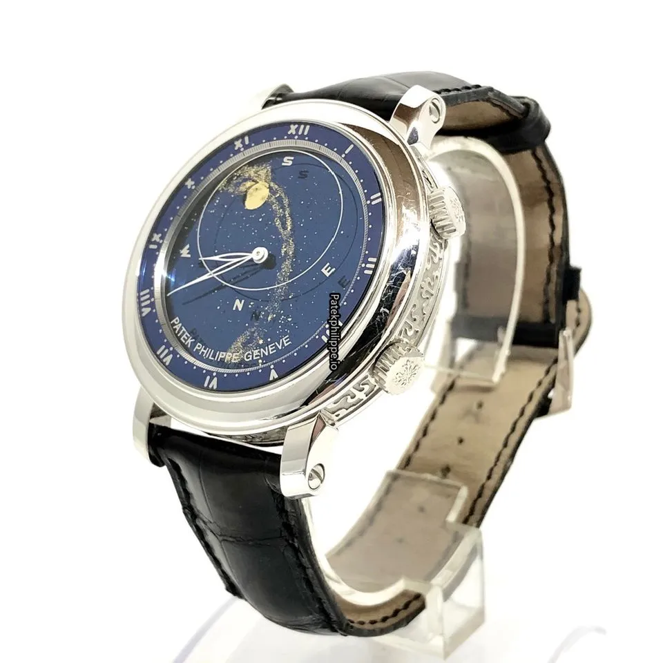 Alternative view of Patek Philippe Celestial 5102g-001 White Gold Case Automatic