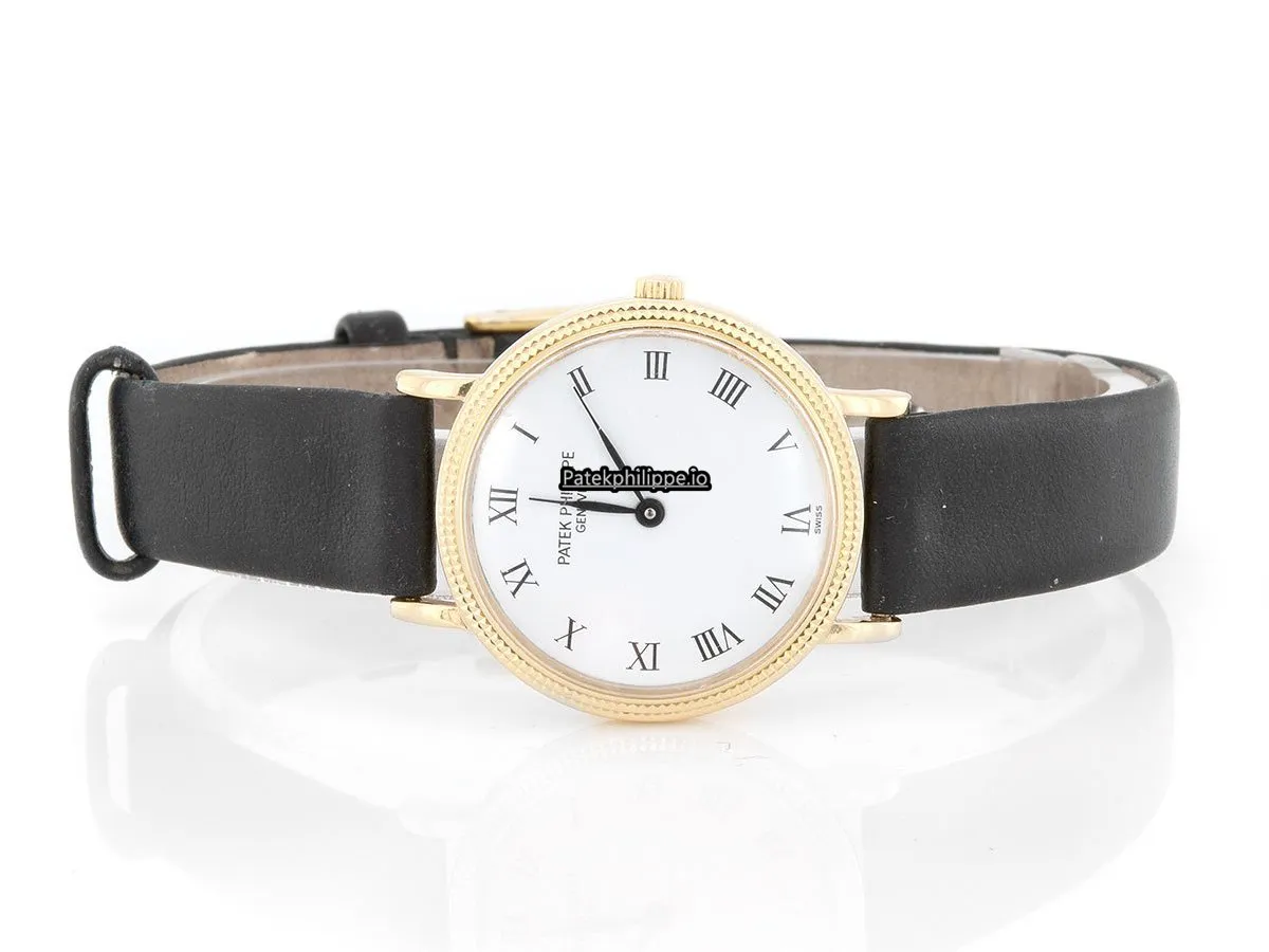 Alternative view of Patek Philippe Calatrava 4819 25MM Yellow Gold Case Quartz