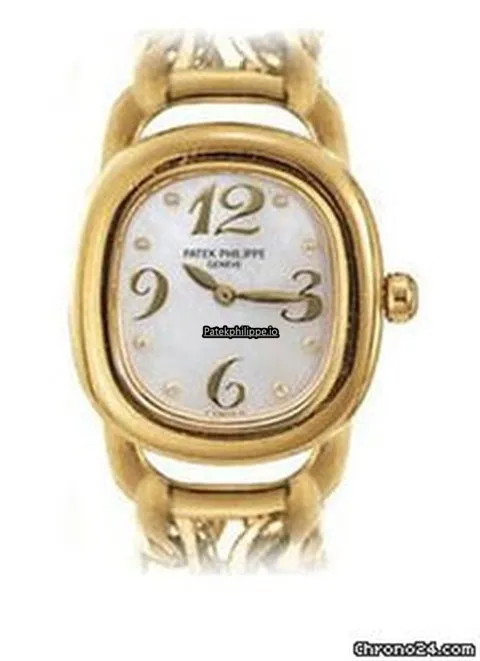 Patek Philippe Golden Ellipse 4830j-mop 22x26MM Yellow Gold Case Quartz