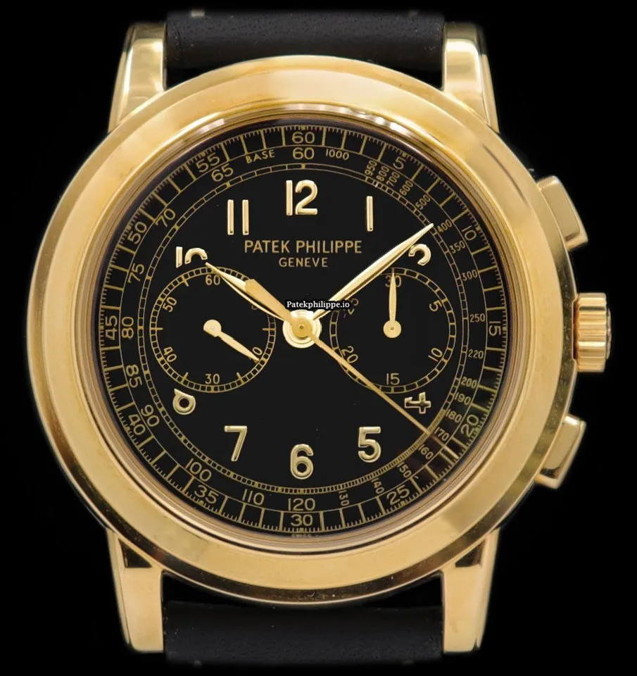 Patek Philippe Chronograph 5070j-001 42MM Yellow Gold Case Manual Winding