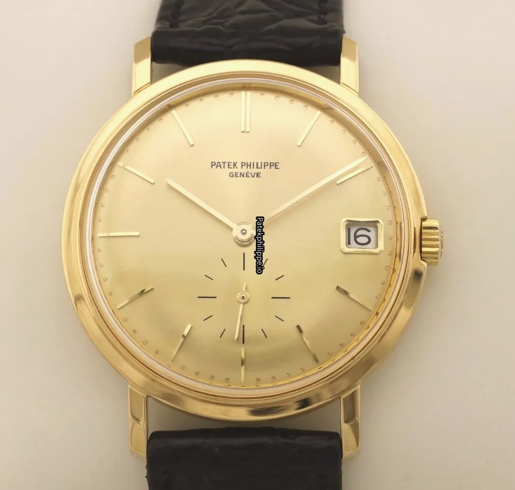 Patek Philippe Calatrava 3445 35MM Yellow Gold Case Automatic
