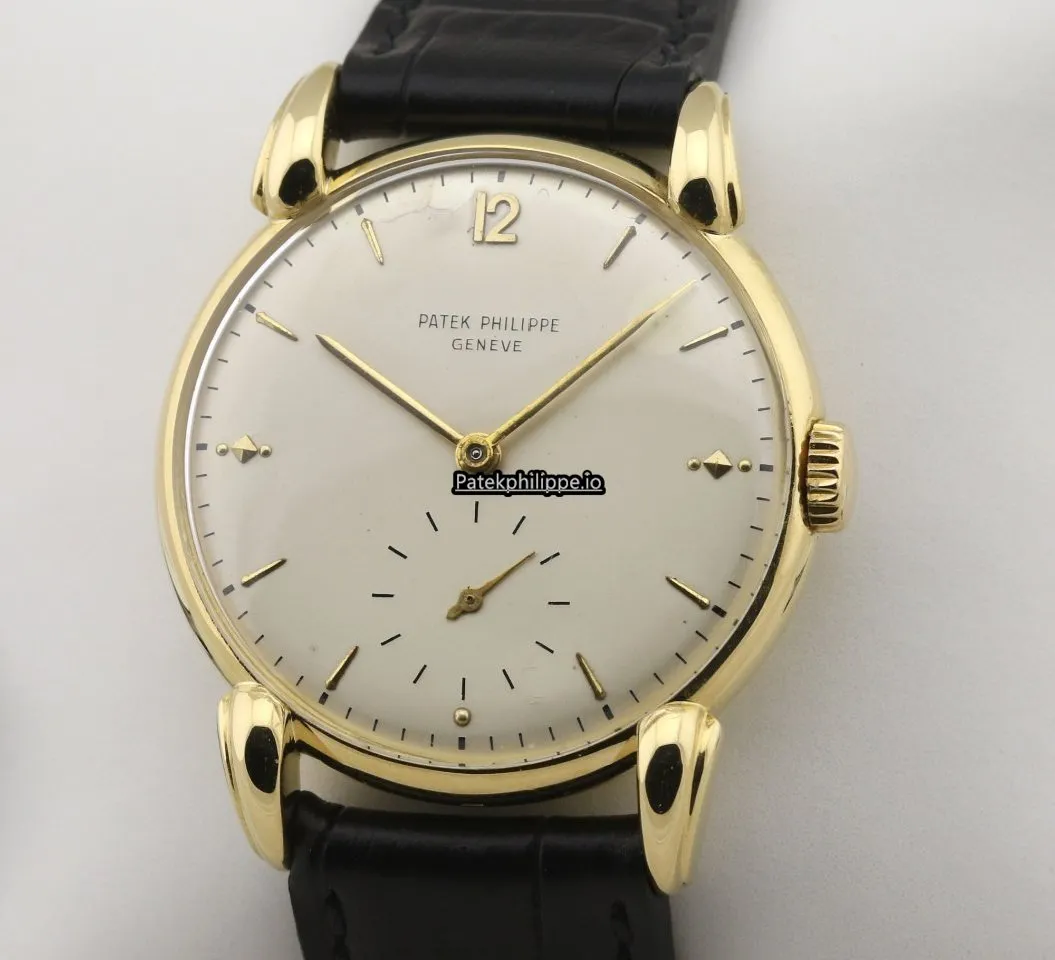 Patek Philippe Calatrava 1590 35MM Yellow Gold Case Manual Winding