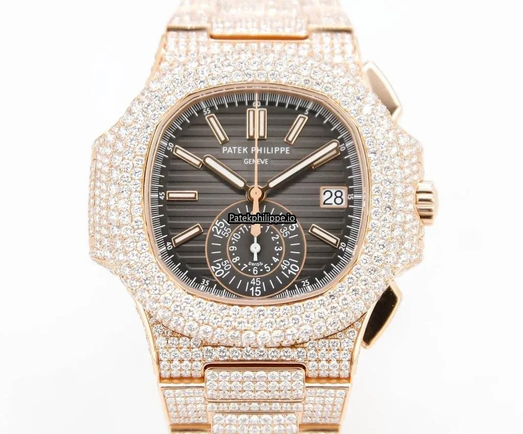 Patek Philippe Nautilus 5980/1r-001 40.5MM Rose Gold Case Automatic