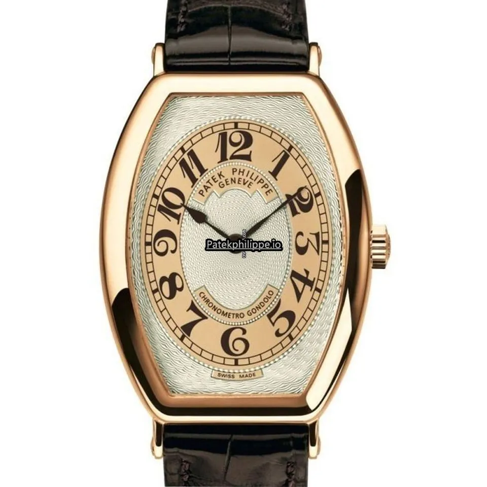 Patek Philippe Gondolo 5098r-001 32x42MM Rose Gold Case Manual Winding