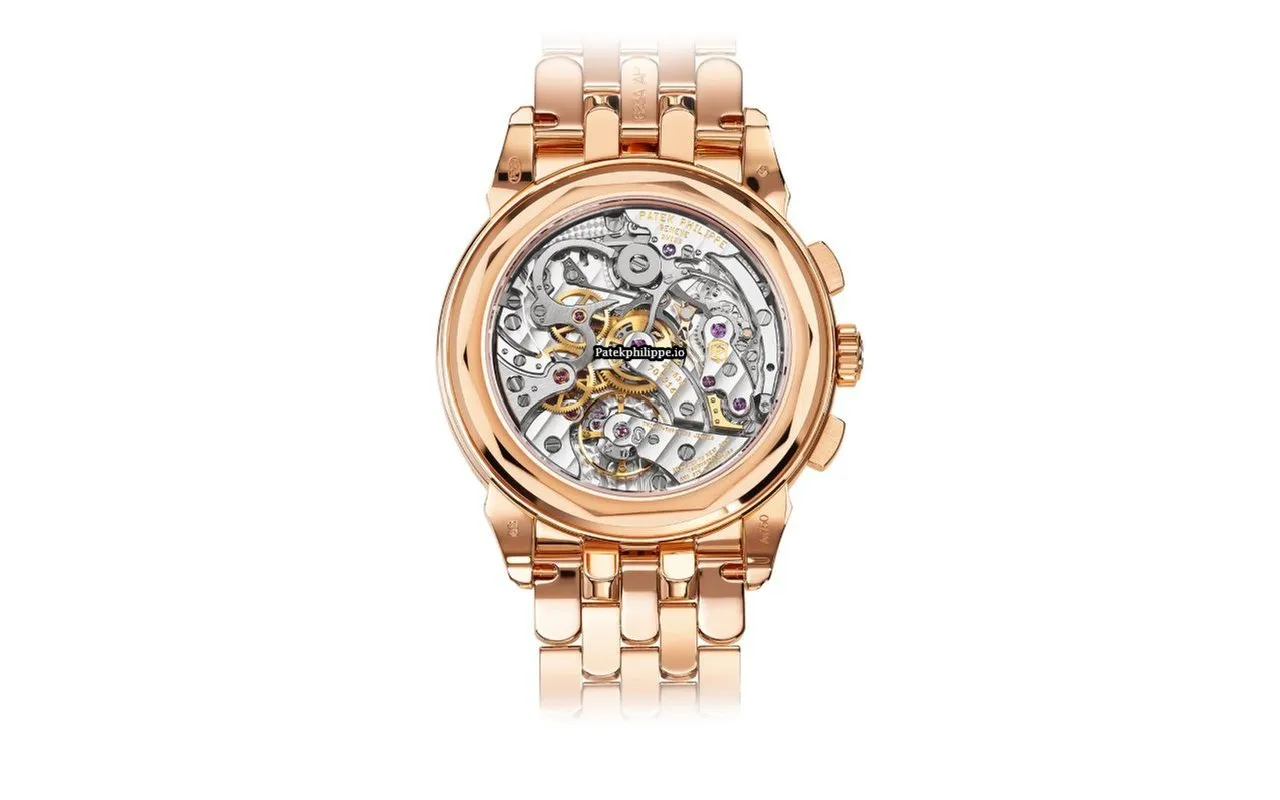 Alternative view of Patek Philippe Perpetual Calendar 5270/1r-001 Rose Gold Case Manual Winding