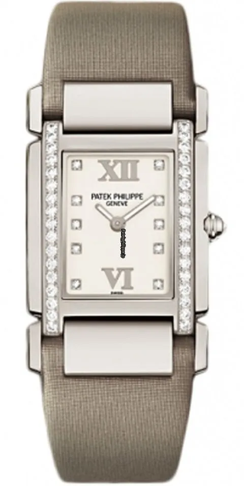 Patek Philippe Twenty-4 4920g/010 25x30MM White Gold Case Quartz