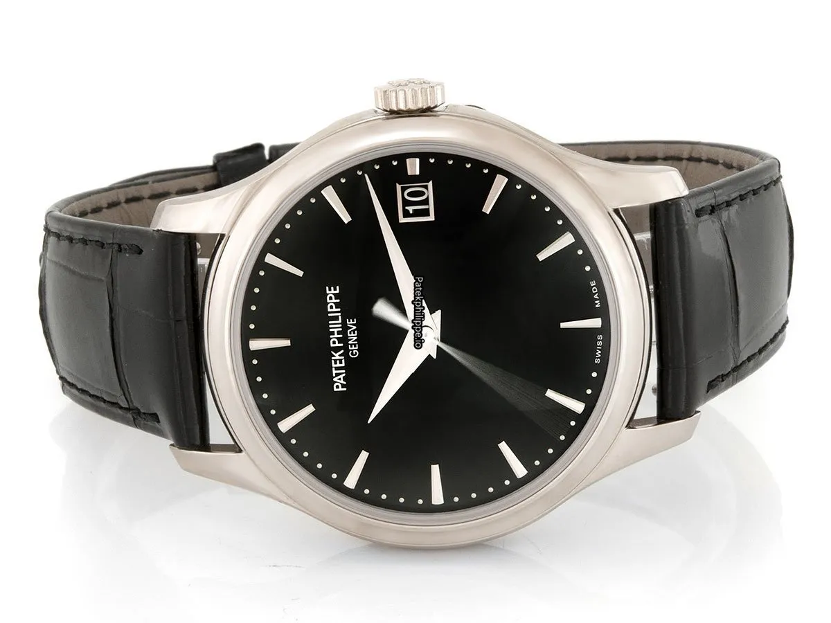 Alternative view of Patek Philippe Calatrava 5227g-001 39MM White Gold Case Automatic