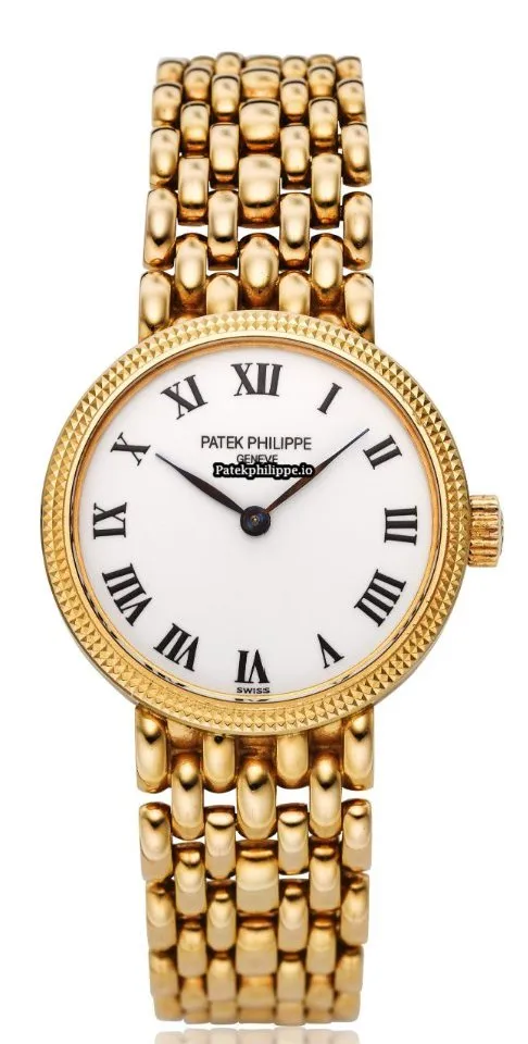 Patek Philippe Calatrava 4809/2j 25MM Yellow Gold Case Manual Winding