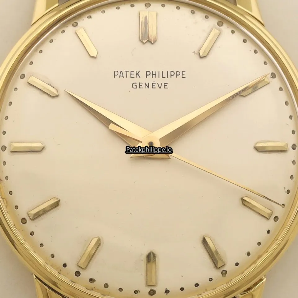 Alternative view of Patek Philippe Calatrava 3411 35MM Yellow Gold Case Manual Winding