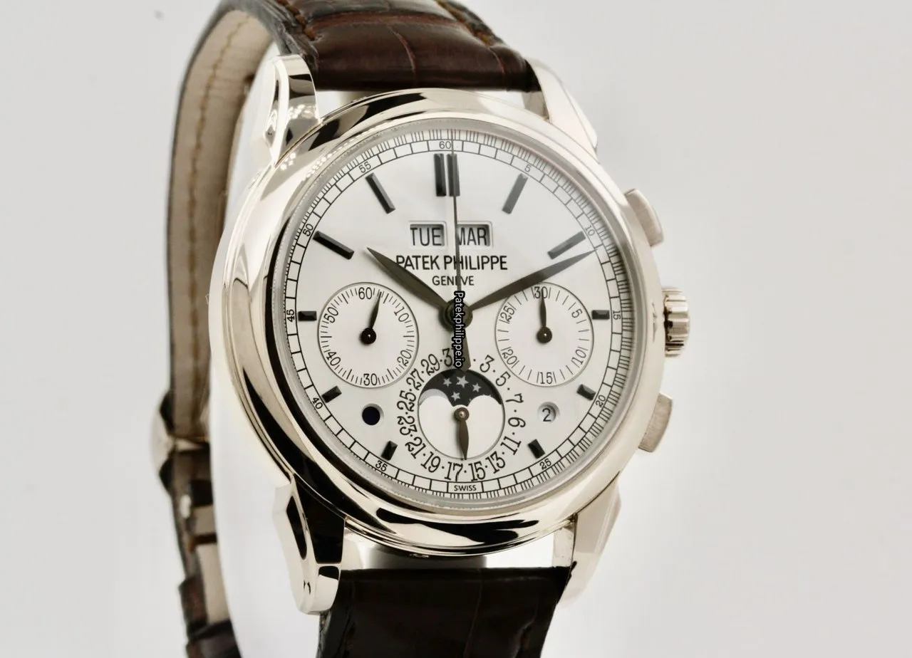 Alternative view of Patek Philippe Perpetual Calendar 5270g-001 41MM White Gold Case Manual Winding