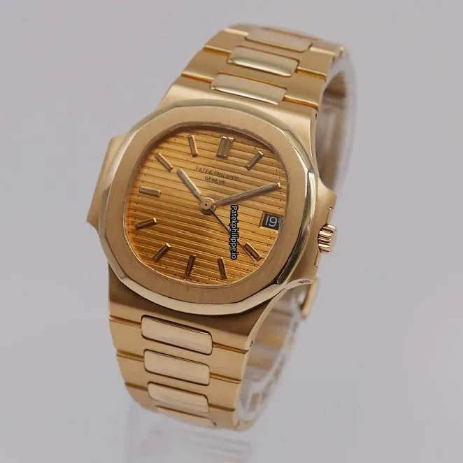 Alternative view of Patek Philippe Nautilus Jan-00 36MM Yellow Gold Case Automatic
