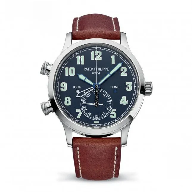 Patek Philippe Travel Time 5524g-001 42MM White Gold Case Automatic