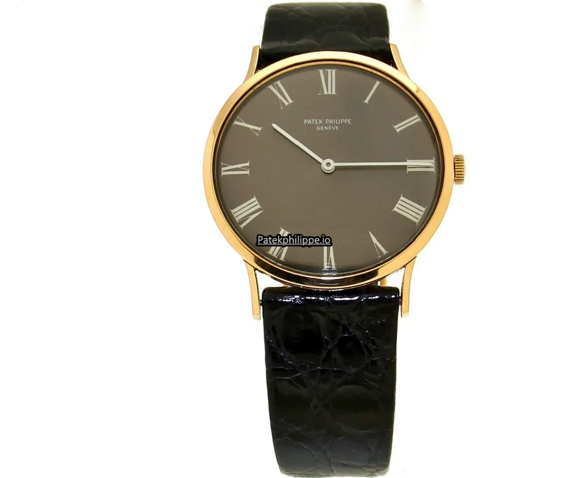 Patek Philippe Calatrava 3484 34MM Yellow Gold Case Manual Winding
